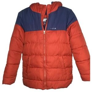 Lands' End Sherpa Insulated Coat Jacket Size M (10/12) Kids Windproof outdoor‎